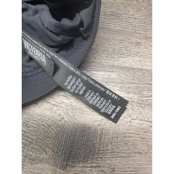 Victoria Secret Sport Bra 36D Lightweight Keyhole Front Wire Free Racerback - Picture 4 of 4